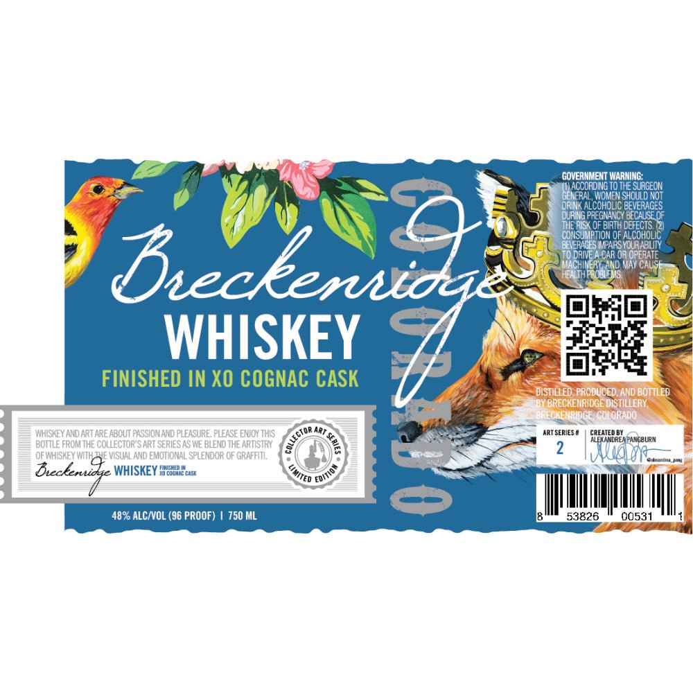 Breckenridge Whiskey XO Cognac Cask Finish