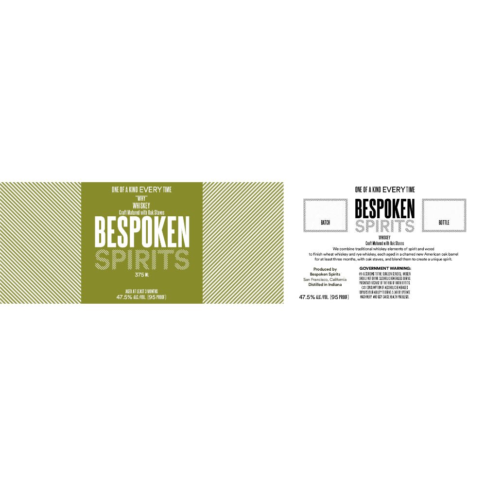 Bespoken Spirits Why Whiskey 375ml