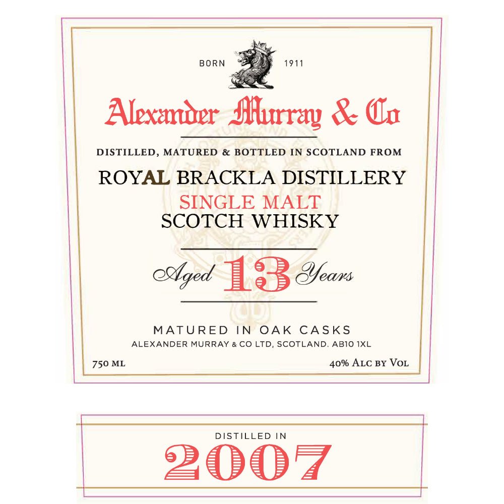 Alexander Murray Royal Brackla 13 Year Old