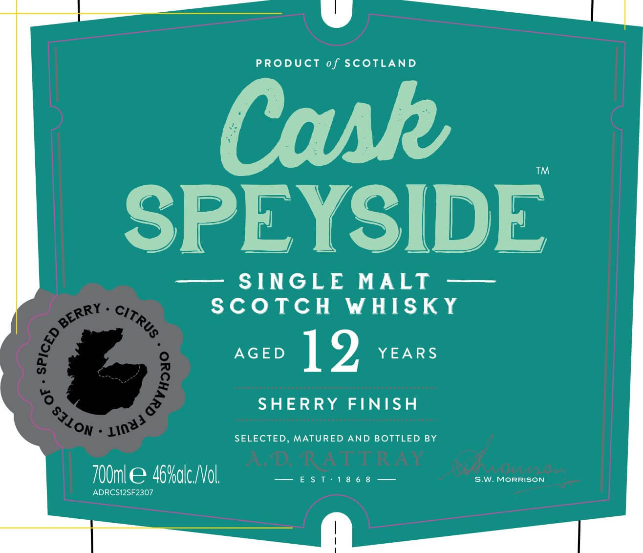 A.D. Rattray Cask Speyside 12 Year Old